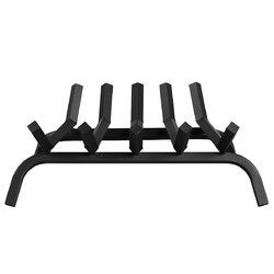 21" Iron Fireplace Log Grate Firewood Burning Rack
